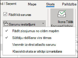 Sarunu iestatījumi
