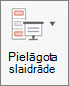 Noklikšķiniet uz Pielāgota slaidrāde.