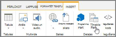 Ievietot tīmekļa daļu