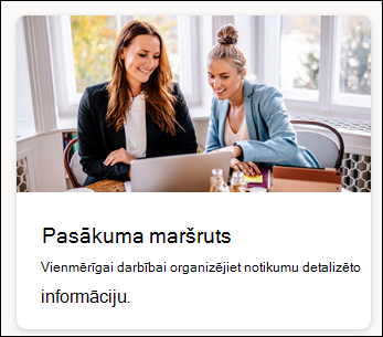 Saraksta veidnes notikuma maršruta ekrānuzņēmums