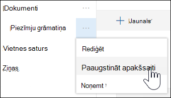 Pakārtotas saites paaugstināšana par primāro saiti