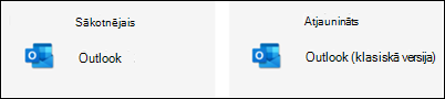Outlook klasiskās ikonas problēmas 8-21