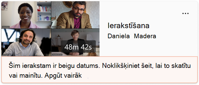 Derīguma termiņa ierakstīšanas chiclet