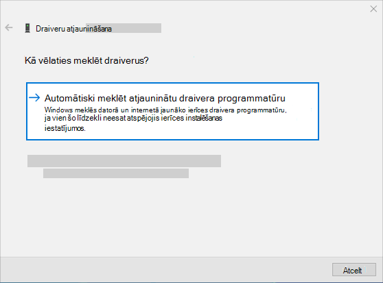 Automātiski meklēt atjauninātu draivera programmatūru, lai atjauninātu audio draiveri