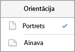 Orientācijas izvēle