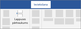 Lappuses pārtraukuma ievietošana