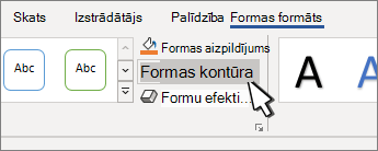 Poga Formas kontūra