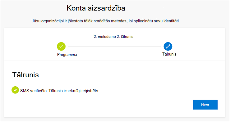 Paziņojums par sekmīgu izpildi