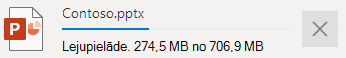 Failu lejupielāde pakalpojumā OneDrive