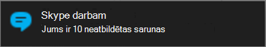 Saņemiet paziņojumus par neatbildētiem ziņojumiem, izmantojot Windows brīdinājumus