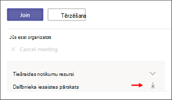 Lejupielādēt dalībnieku iesaistes atskaites ekrānu