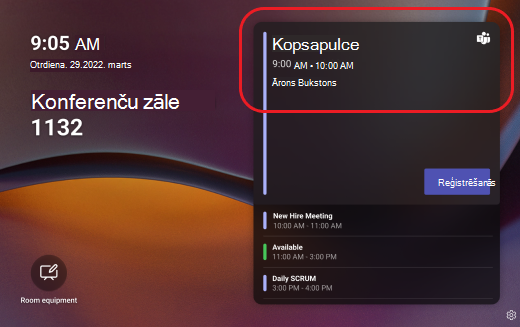 Notiek Teams paneļa sapulce
