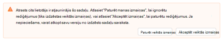 Outlook biļetenos atrasts brīdinājums par konfliktu