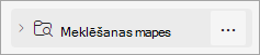 Meklēšanas mapju ekrānuzņēmums