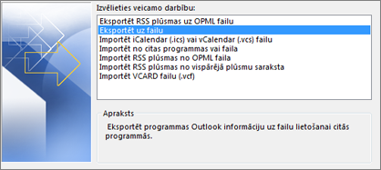 Eksportēšanas fails