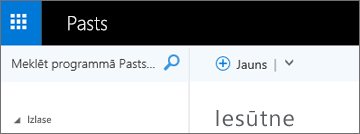 Lentes izskats programmā Outlook Web App