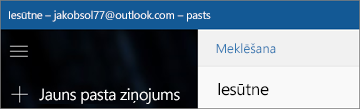 Lentes izskats, ja izmantojat programmu Pasts darbam ar Windows 10.
