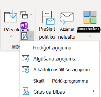 Varat atkārtoti nosūtīt ziņojumu.