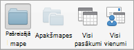 Parāda Calendar meklēšanas opcijas