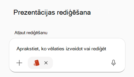 Ekrānuzņēmums, kurā redzama uzvedne ar atlasītu PowerPoint atlasītu zīmolu.