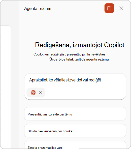 Aģenta režīma tērzēšanas rūts