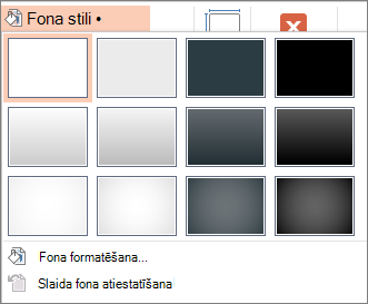 PowerPoint fona stili