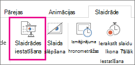 Set Up Slide Show button