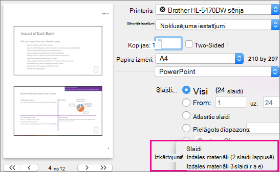 PowerPoint for Mac Preview Handouts for Print