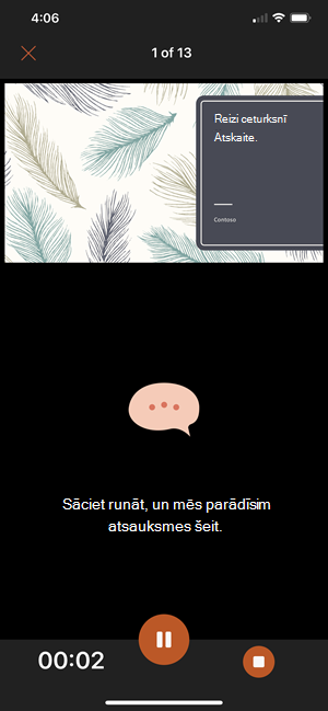 Uzvedne, lai sāktu runāt