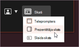 Izvēlne Skats