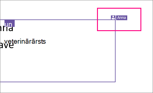 Ekrānuzņēmums, kurā redzama ikona rāda, kā kāds strādā ar slaida sadaļu programmā PowerPoint 2016 darbam ar Windows