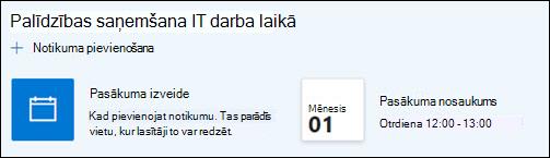 Notikuma tīmekļa daļas priekšskatījums.