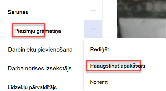 Ekrānuzņēmums ar apakšsaites paaugstināšanu