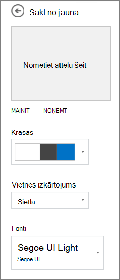 Pielāgot atlasīto dizainu
