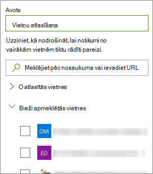 Atlasiet avotu notikumiem