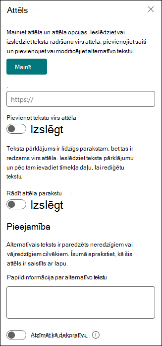 Attēla tīmekļa daļas rīklodziņš