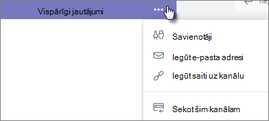 Ziņu savienotāja dialoglodziņš