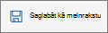 Poga Saglabāt kā melnrakstu