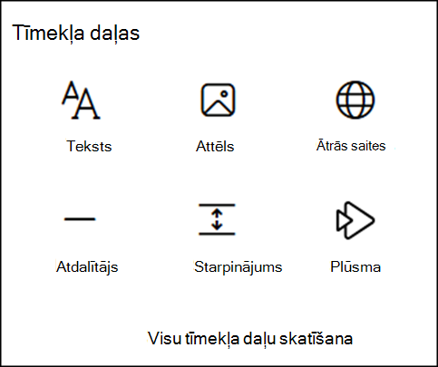 Tīmekļa daļas rīklodziņā