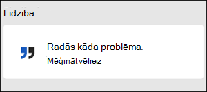 Kļūda: programmā Word radās kāda problēma