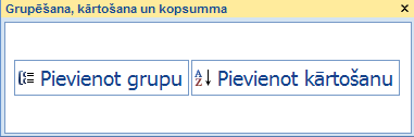 Rūts Grupēšana, kārtošana un kopsumma