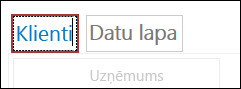 List view caption changed to Customers