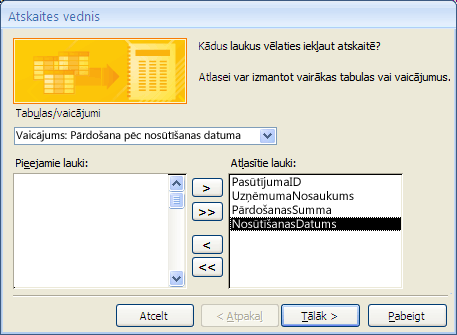 Lauku atlase Atskaites vednī