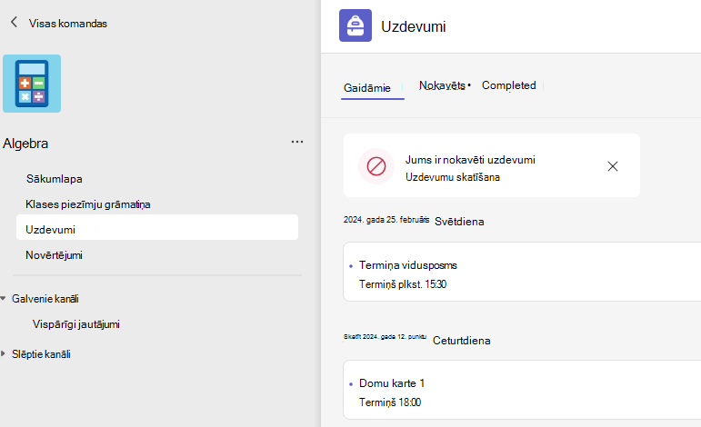 norīkojums