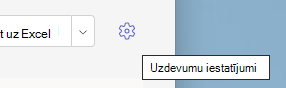 Norīkojuma iestatījumi