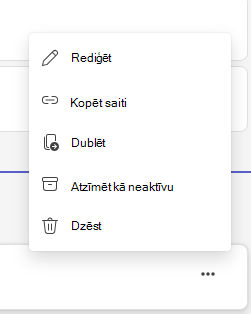Ekrānuzņēmums, kurā norādīts piešķirtāja atzīmēšana kā neaktīvs.
