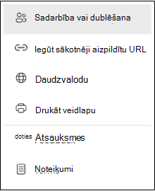 Veidlapu jaunais sadarbības UI