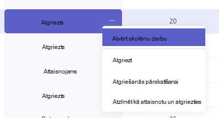 atgrieztais darbs