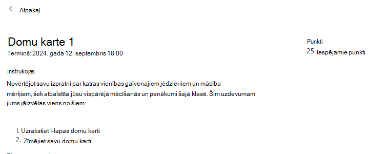 Darba ekrānuzņēmums.