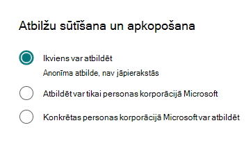 Ekrānuzņēmums ar opciju ikviens.